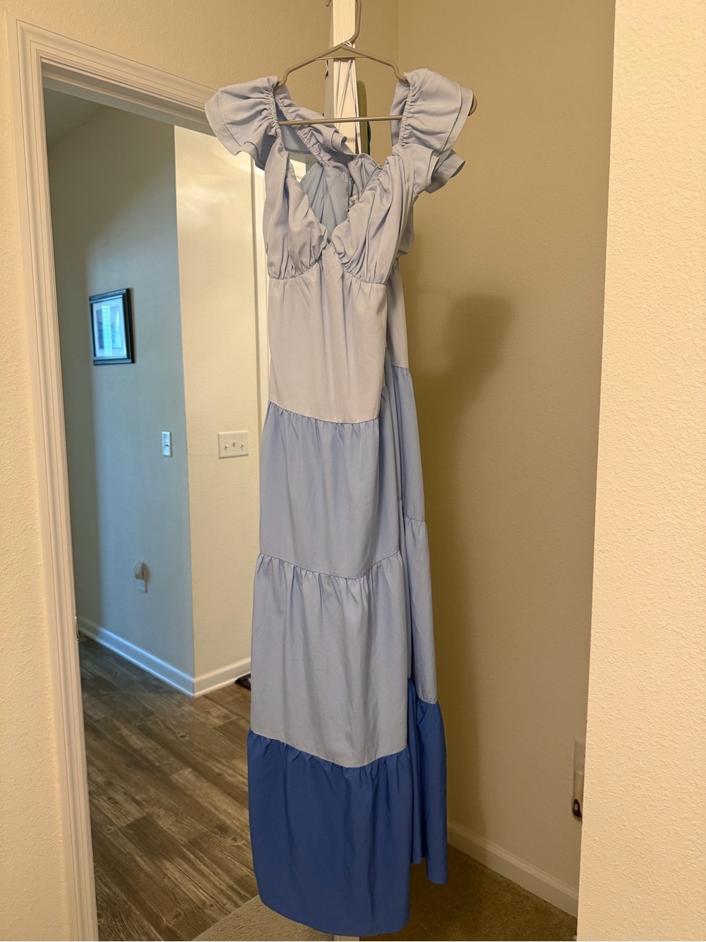 English Factory Blue Colorblock